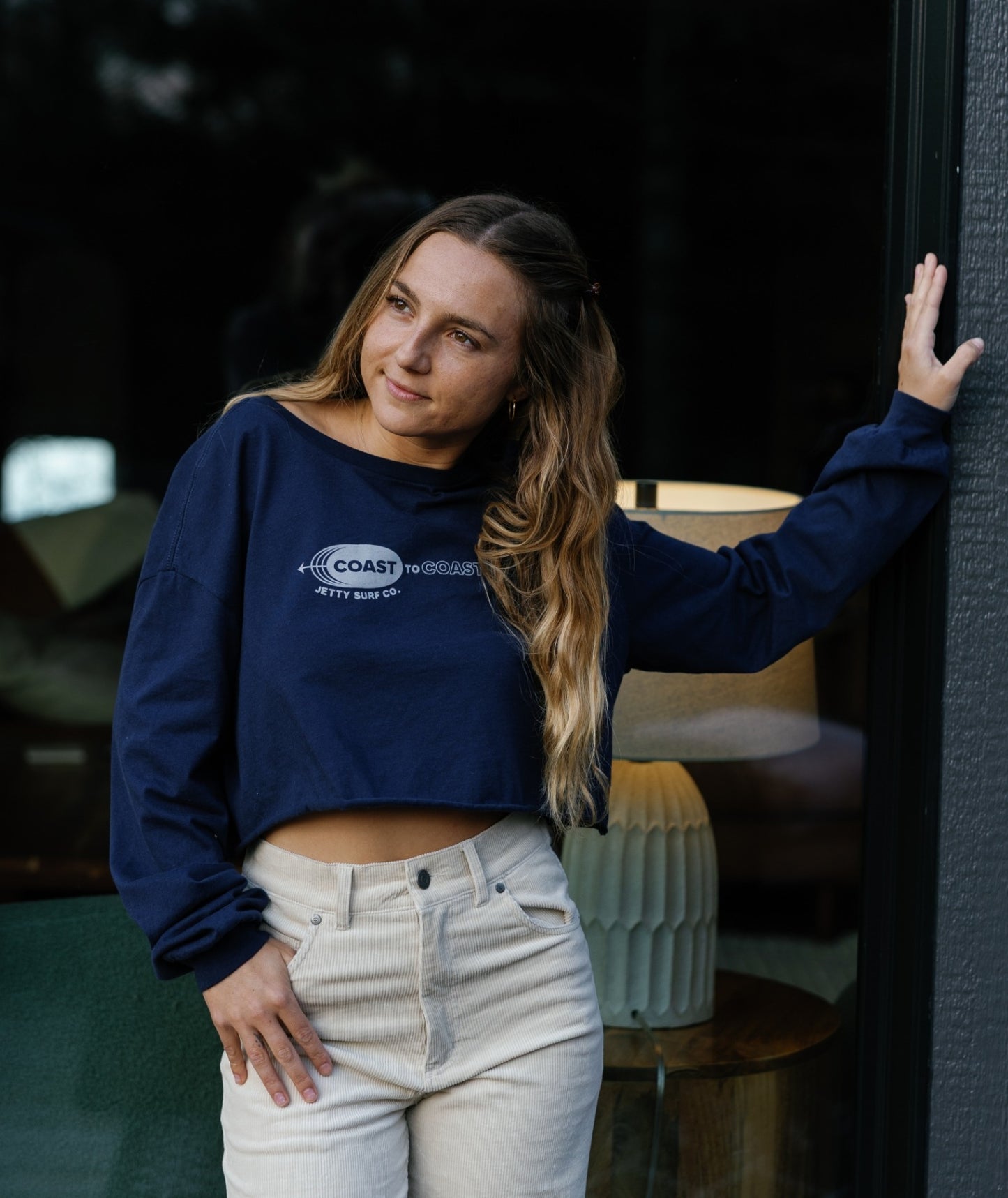 Coast to Coast Long Sleeve - Navy - Jetty