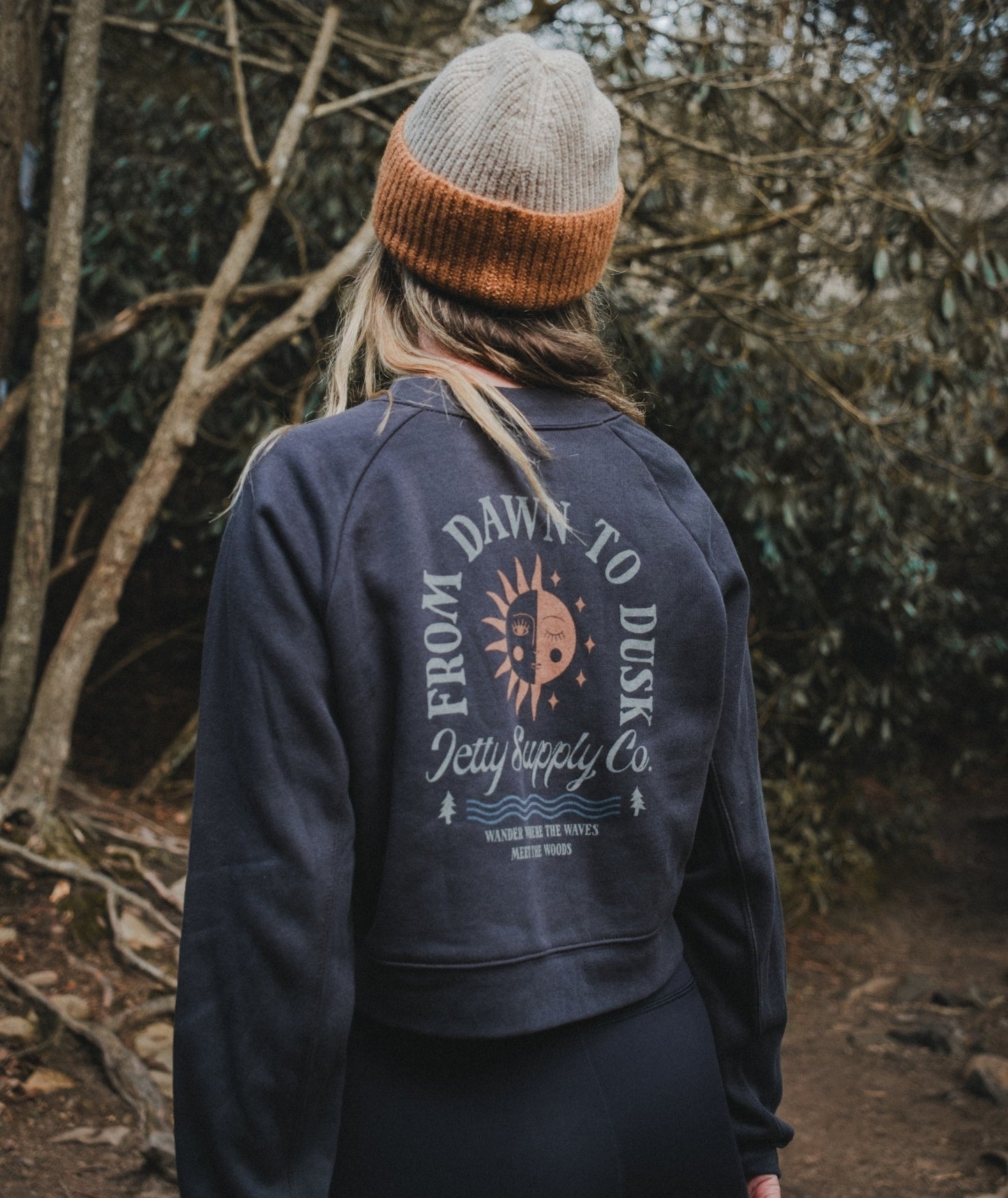 Dawn to Dust Crewneck - Charcoal - Jetty