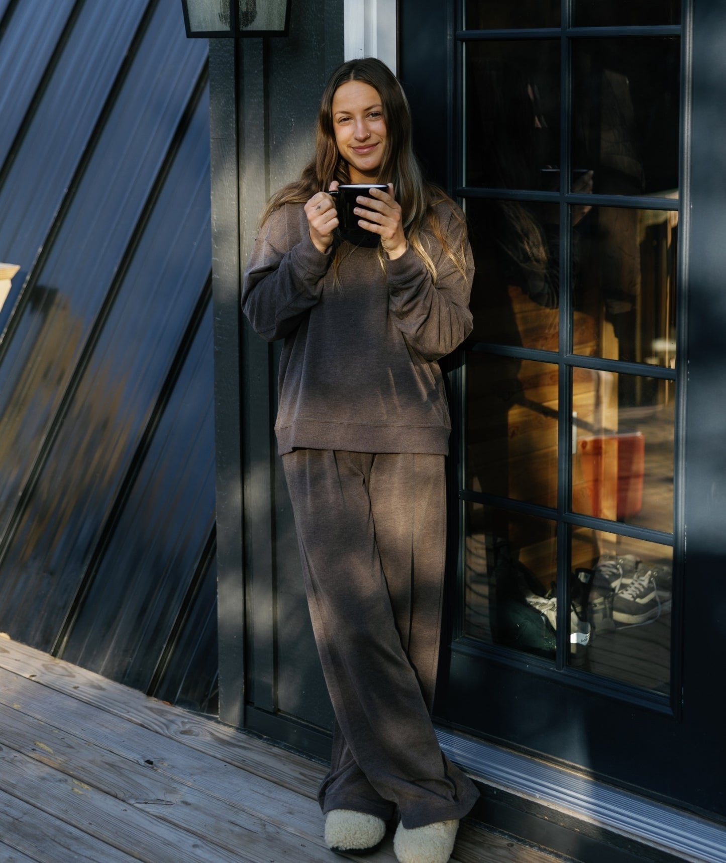 Glacier Lounge Pants - Brown