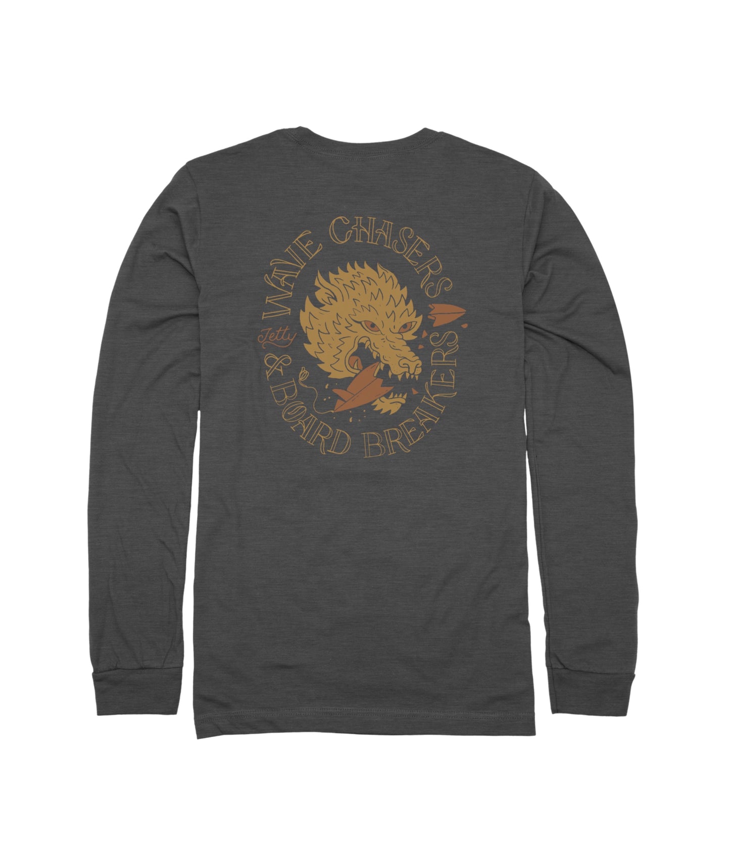 Breakers Long Sleeve - Charcoal - Jetty