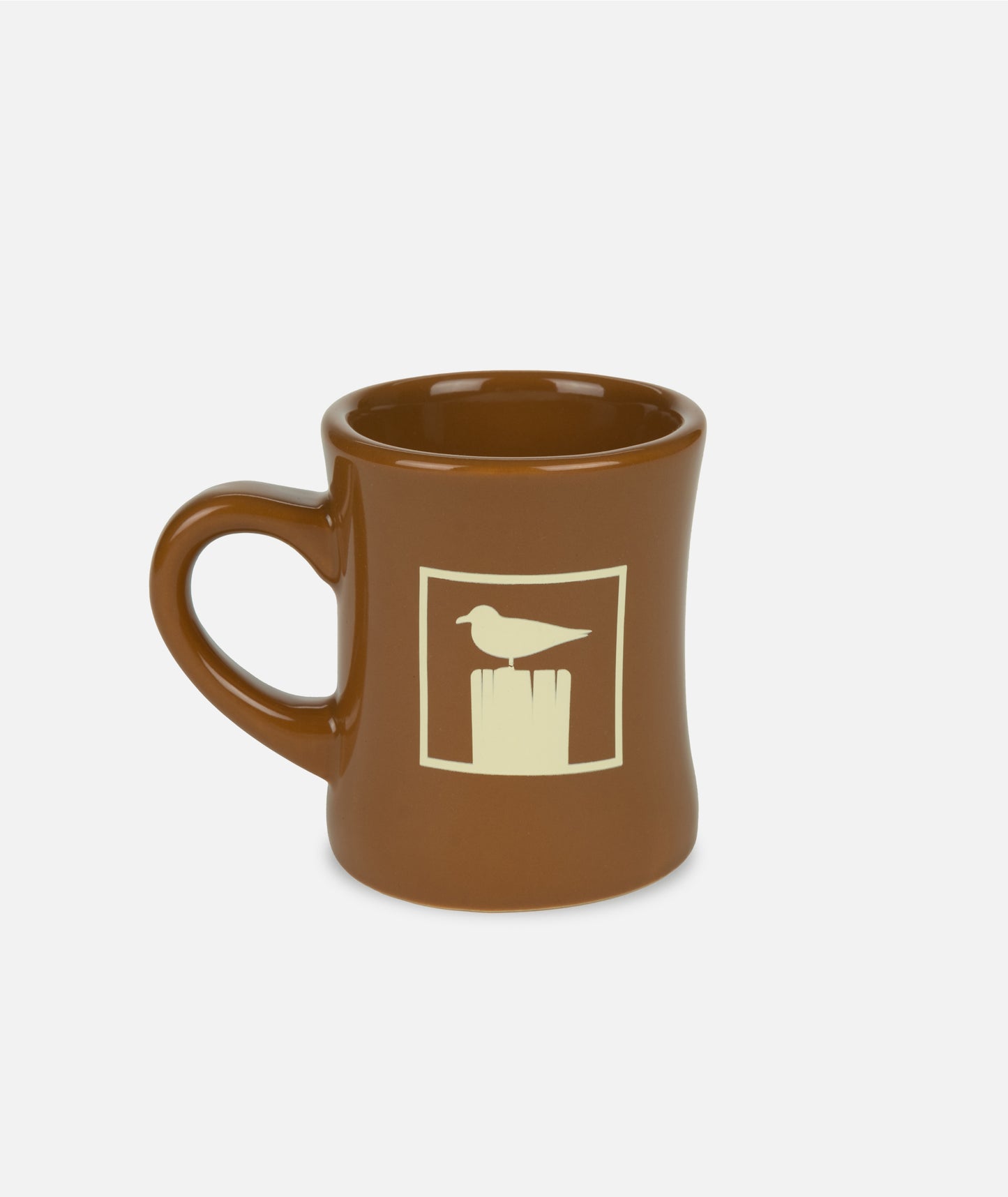 Retro Otis Diner Mug - Brown