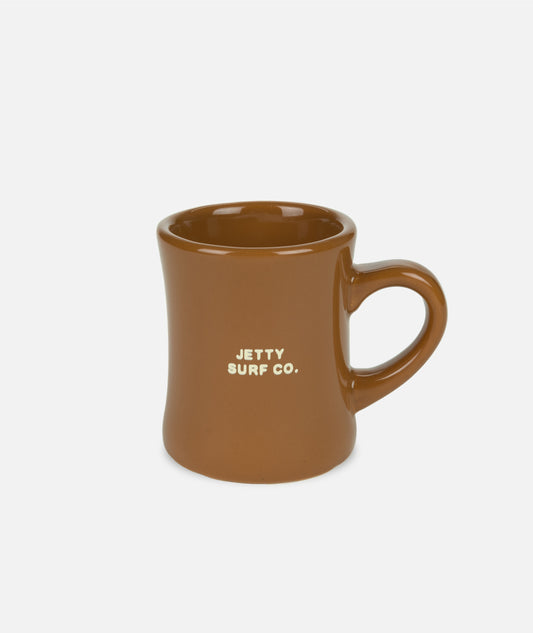 Retro Otis Diner Mug - Brown
