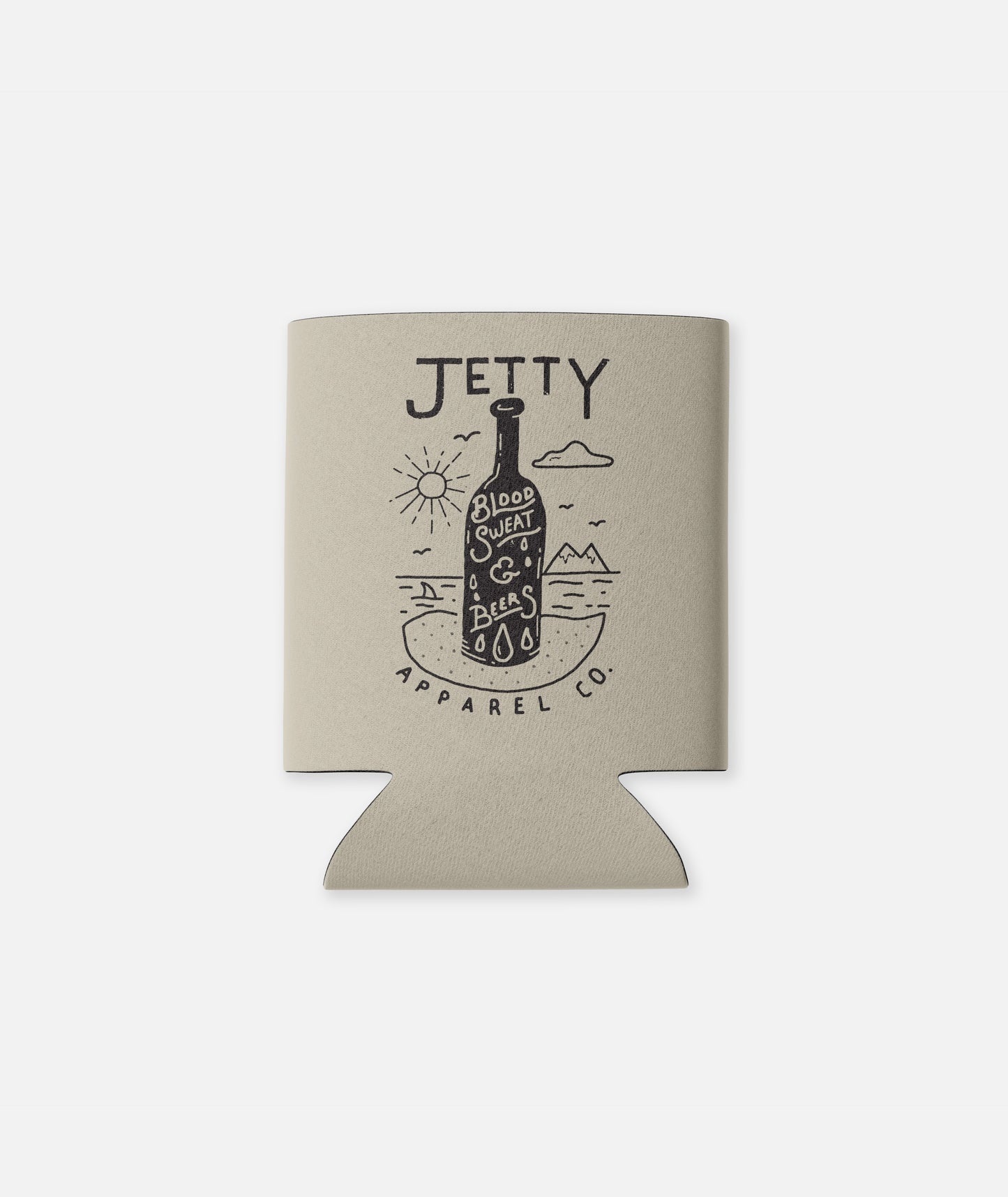 Blood Sweat & Beers Can Coolie - Grey - Jetty