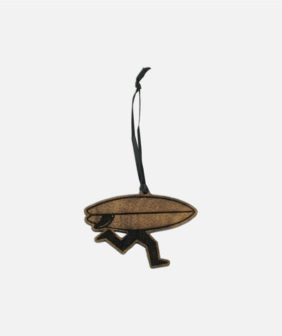 Chaser Wooden Ornament - Brown