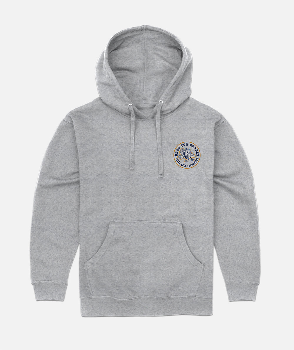 Grom Gear For Grades Hoodie - Heather Grey