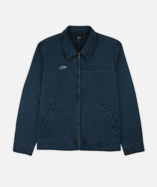 Bradley Canvas Jacket - Navy