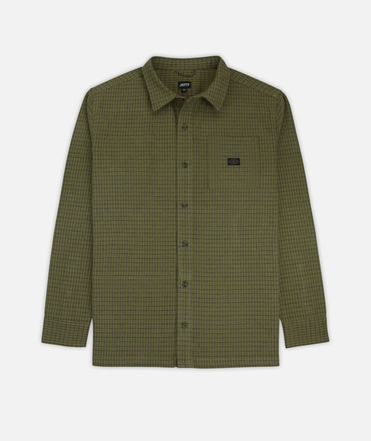 Folly Plaid Shirt - Olive - Jetty
