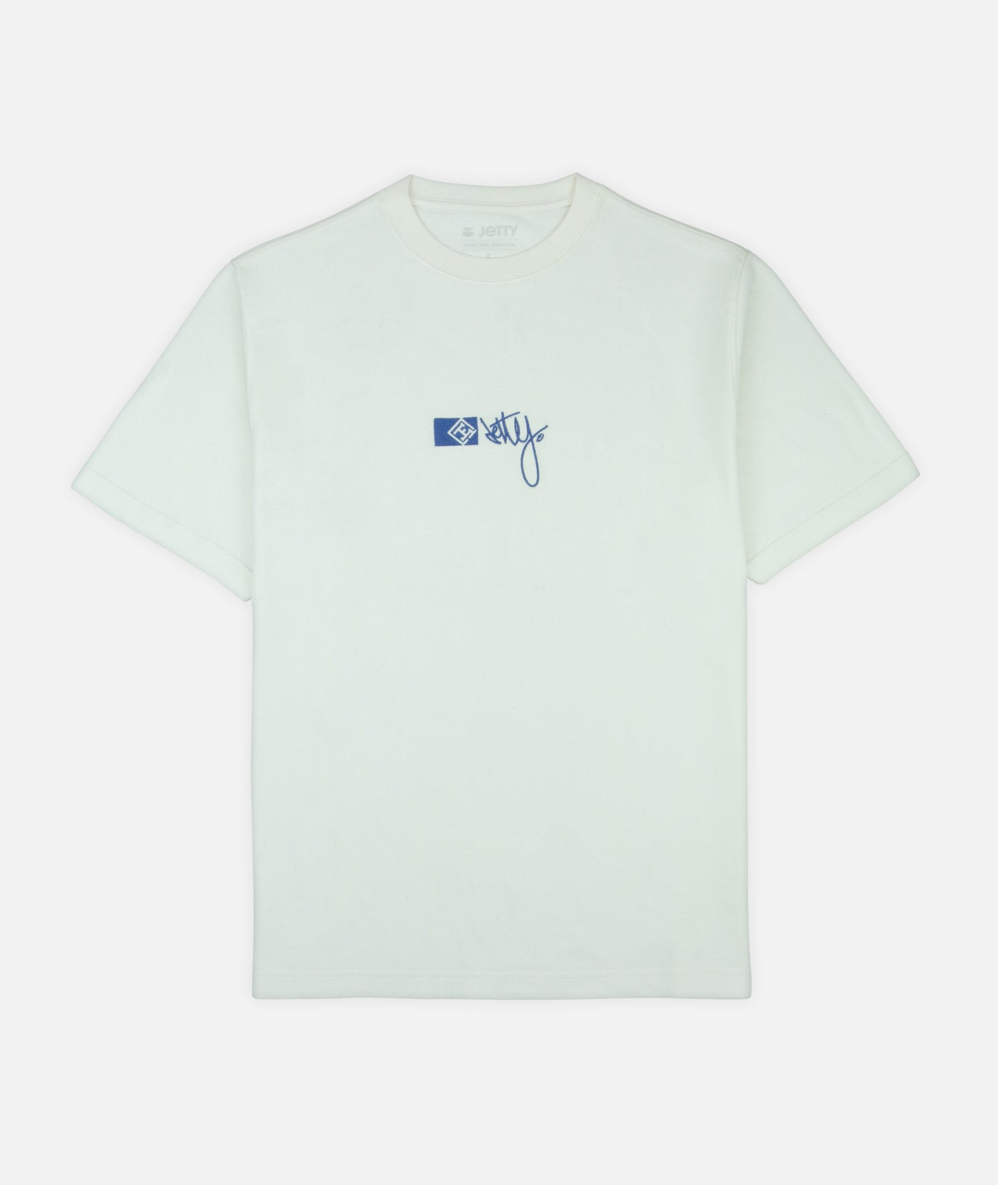 Rock Script Tee - White