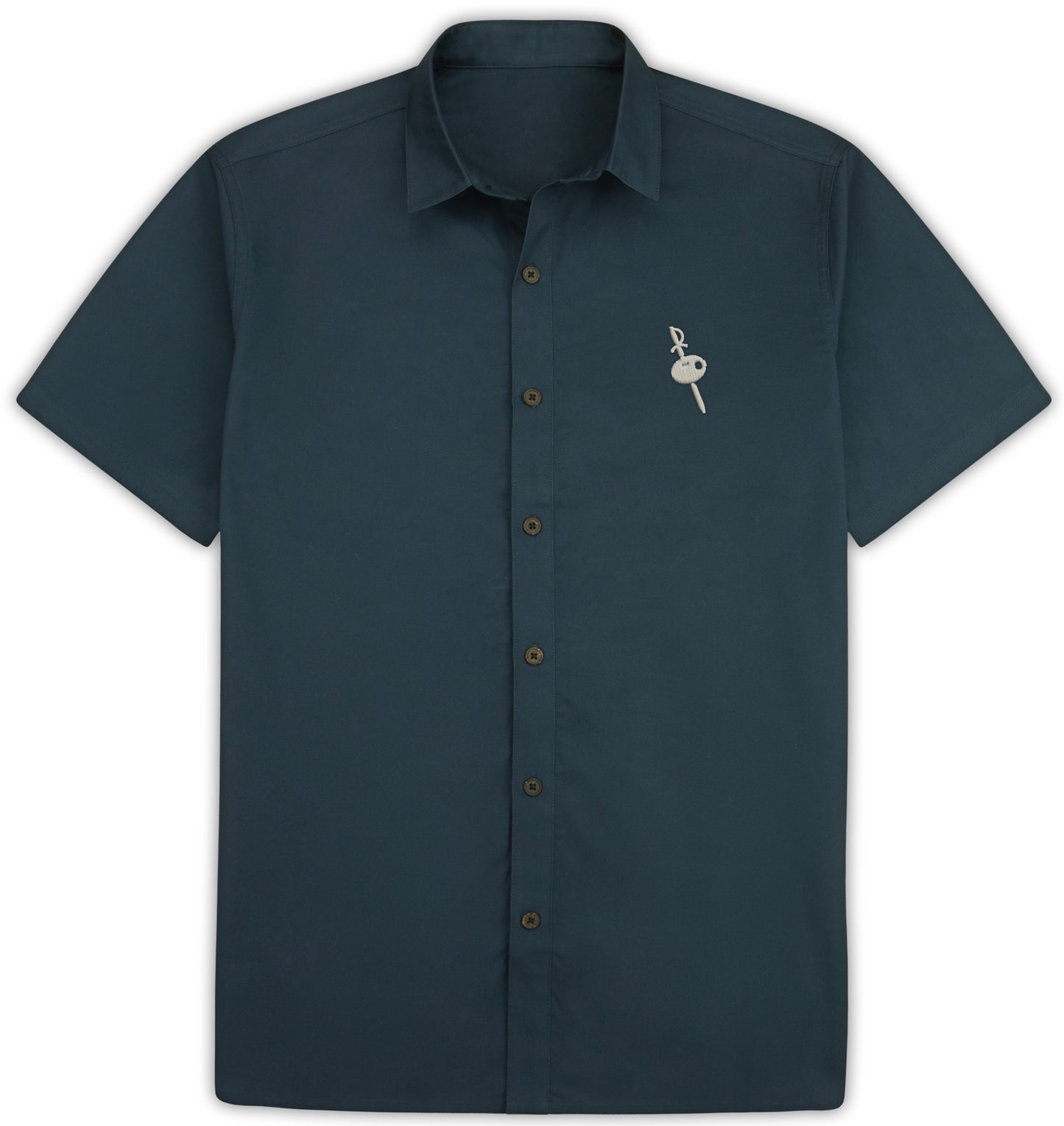 Maris Embroidered Shirt - Navy