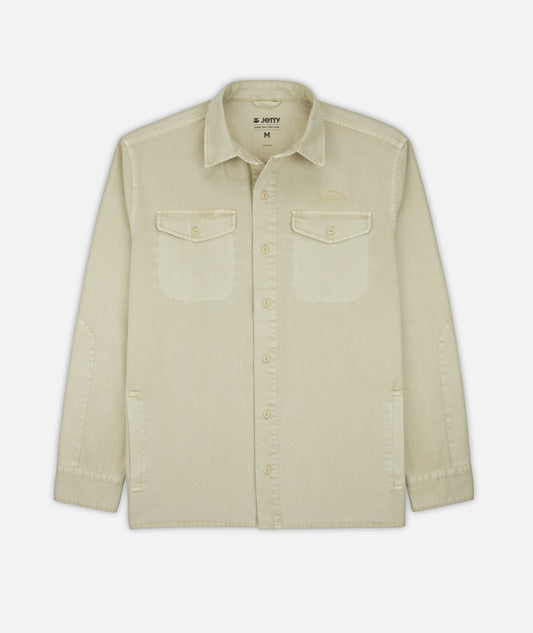 McCaffrey Long Sleeve Work Shirt - Cream