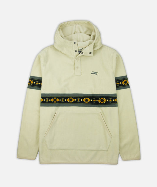 Quintin Fleece Hoodie - Cream