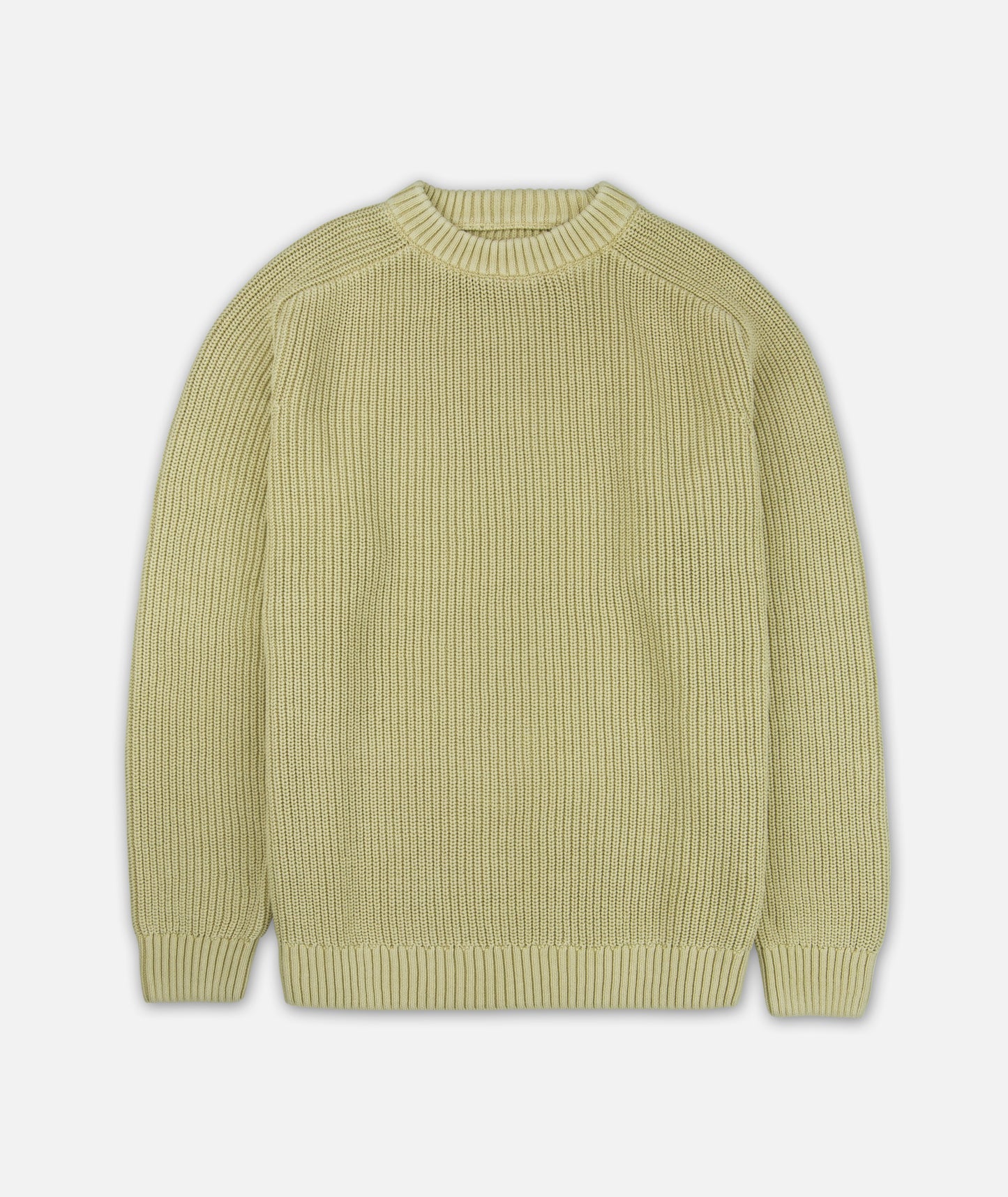 Undertow Washed Crewneck Sweater - Mustard