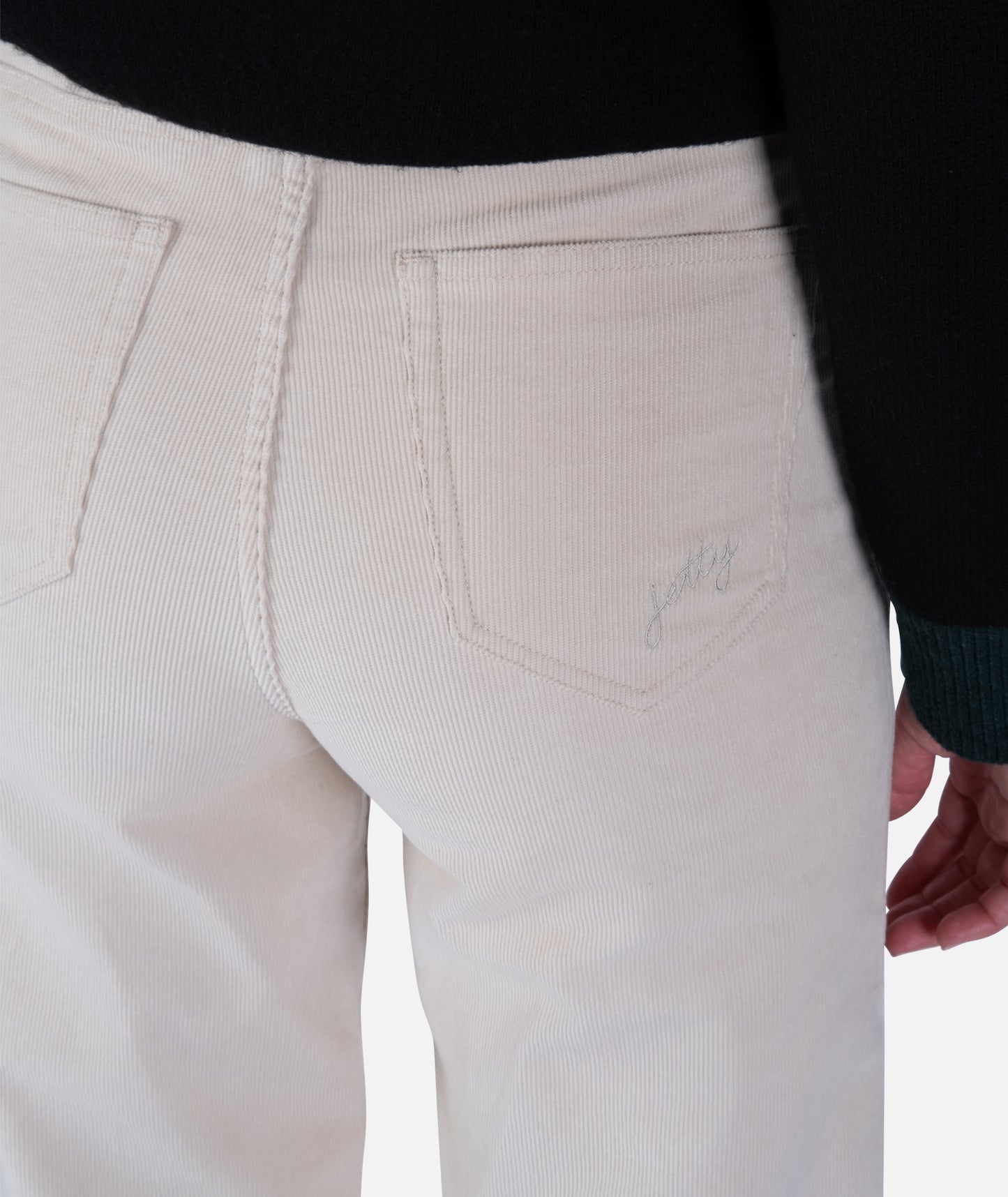 Whaler Corduroy Wide Leg Pants - Ivory White