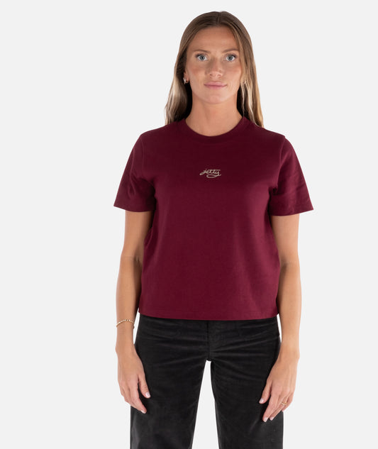 Roam Heavyweight Tee - Maroon