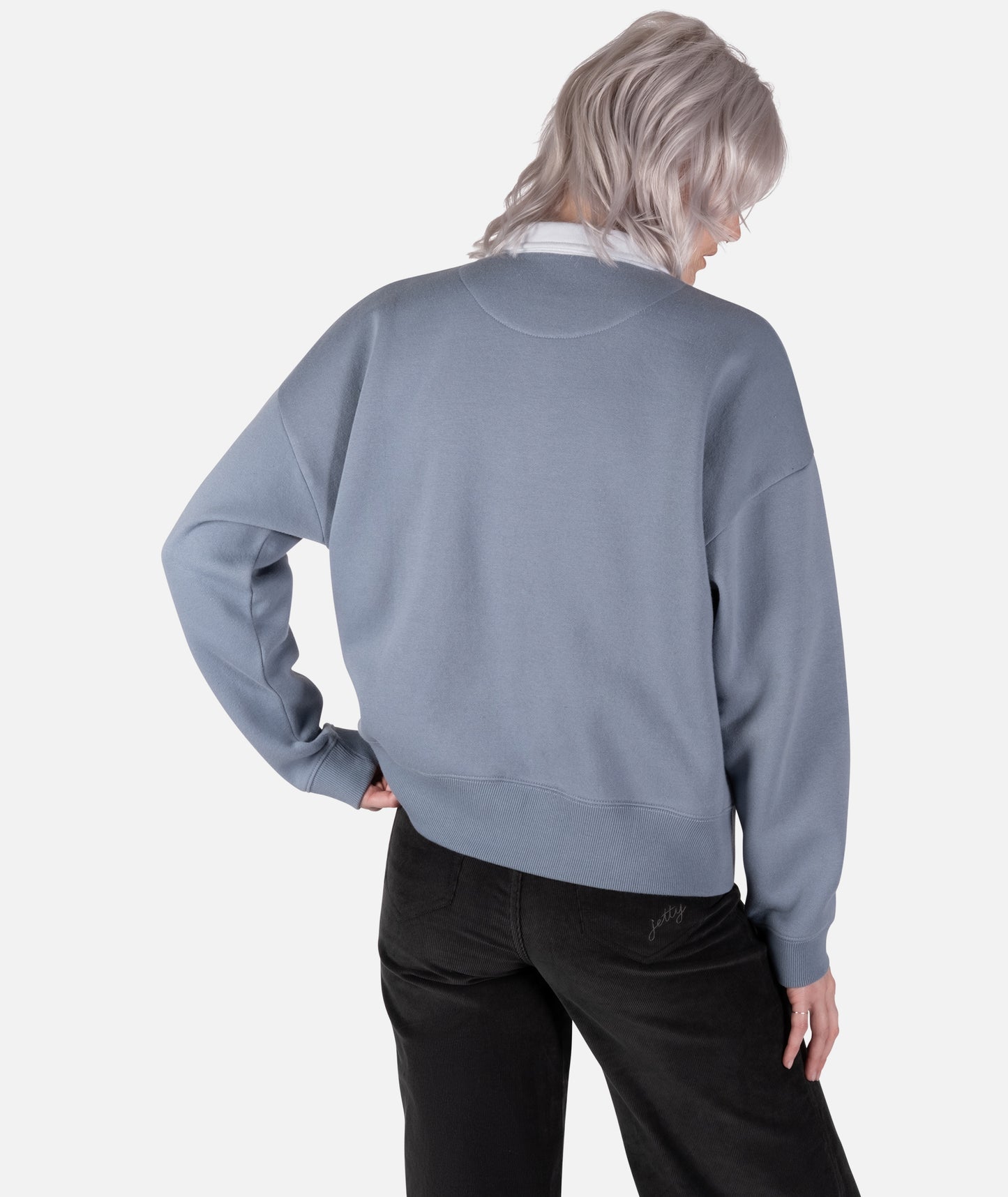 Leah Rugby Fleece - Blue