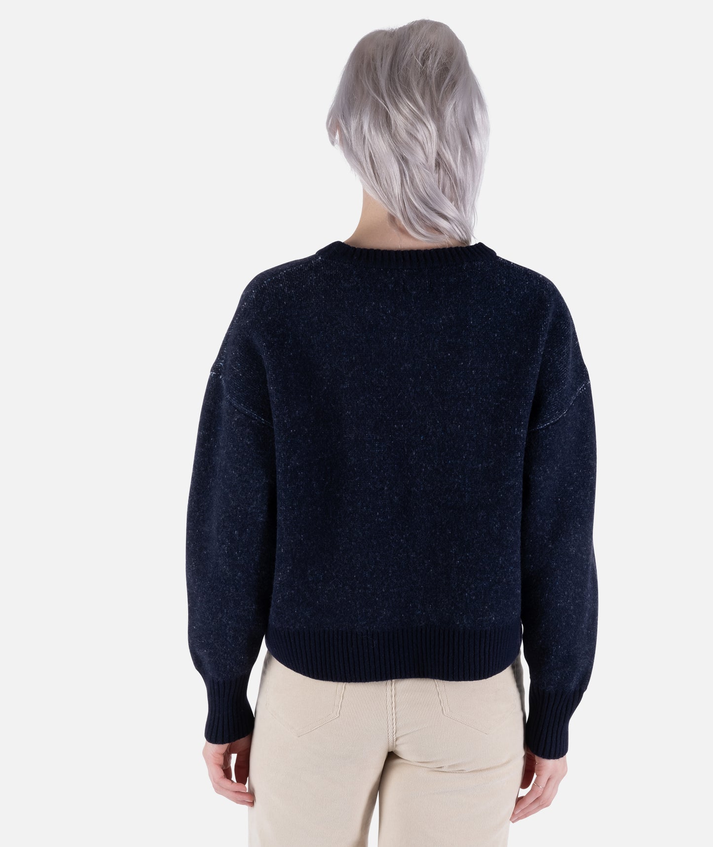 SeaTini Jacquard Sweater - Navy