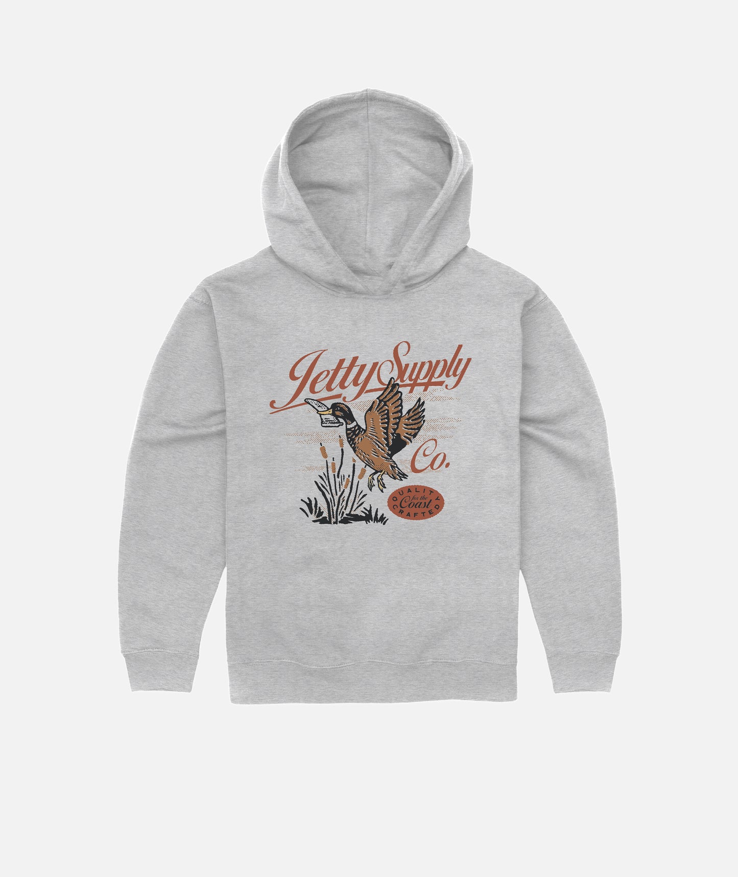 Tot Quack Hoodie - Heather Grey