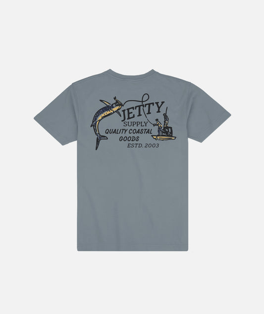 Grom Flats Tee - Fog