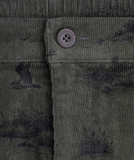 Midship Cord Walkshort - Marsh Green