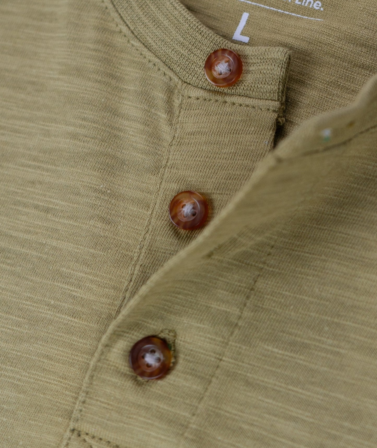 Mariana Slub Henley - Olive