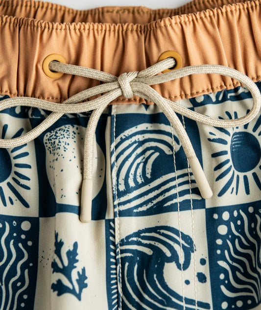Bayside Volley Short - Oyster Blue - Jetty