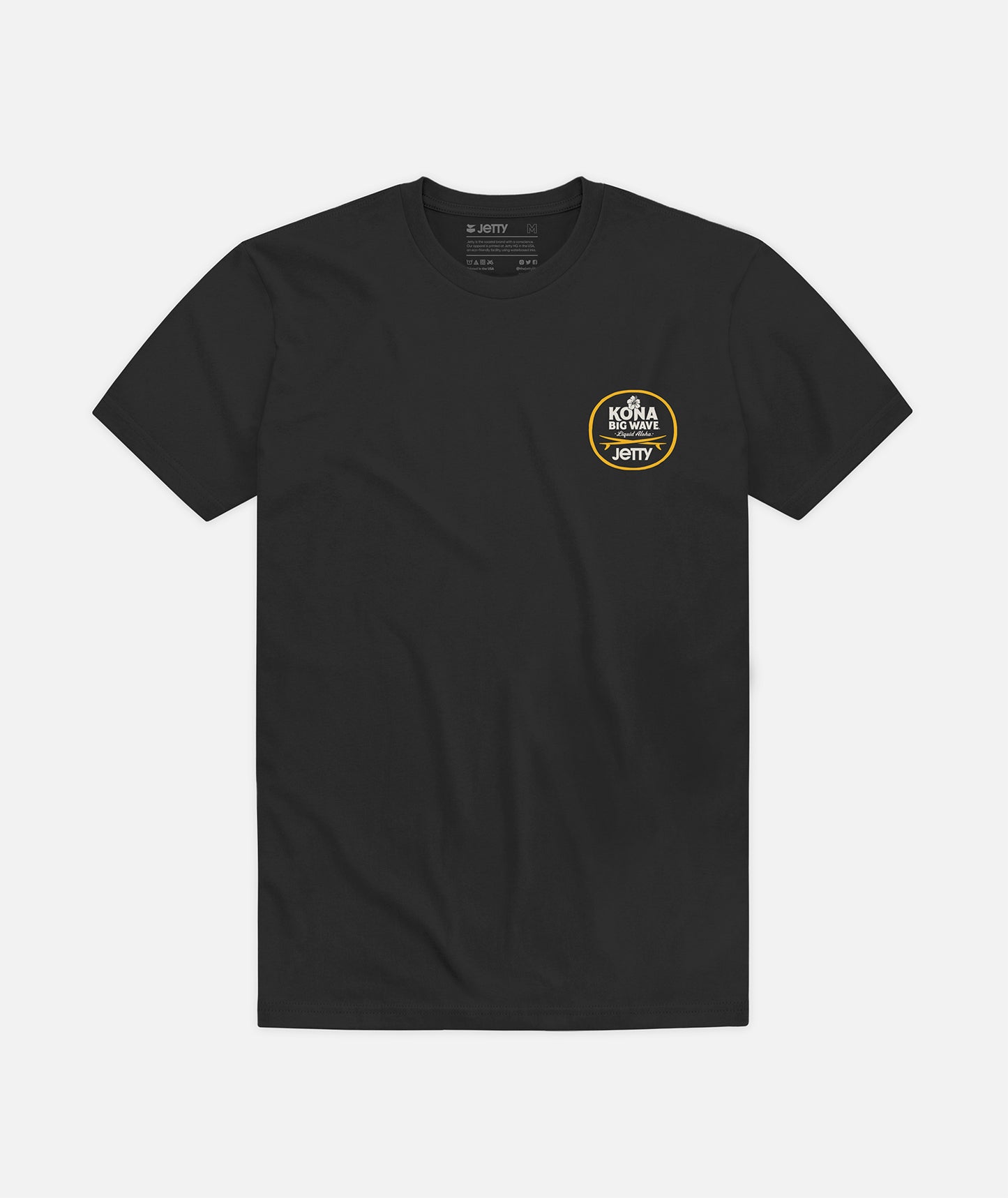 Jetty x Kona Helmet Tee - Black