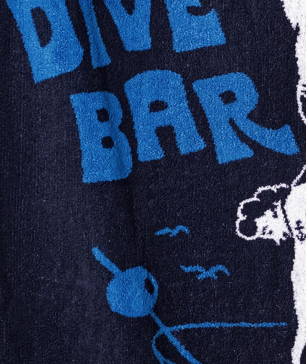 Dive Bar Beach Towel - Navy