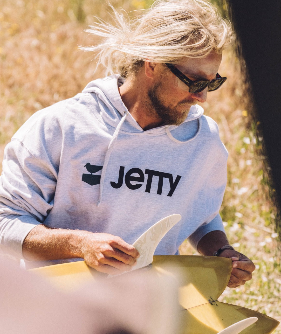 Otis Logo Hoodie - Heather Grey