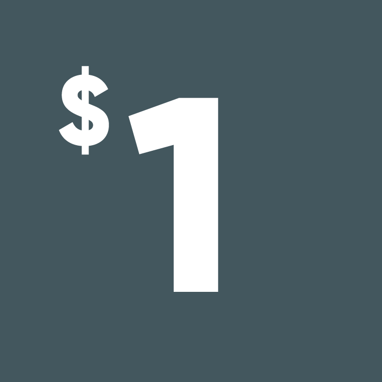 Jetty Rock Foundation Donation - $1