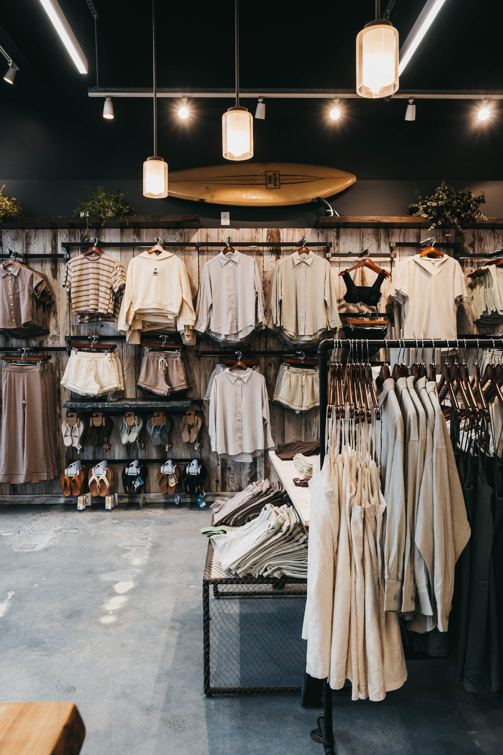 Womens Wall of Clothing