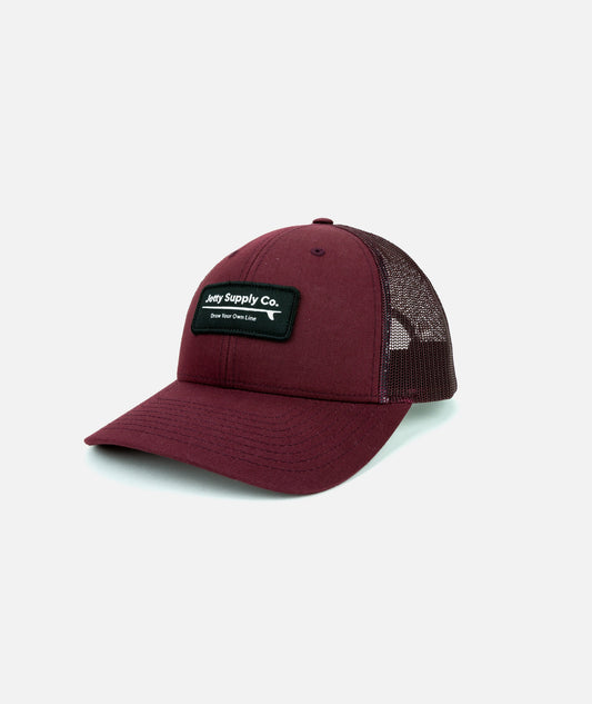 Loggin' Supply Hat - Burgundy - Jetty