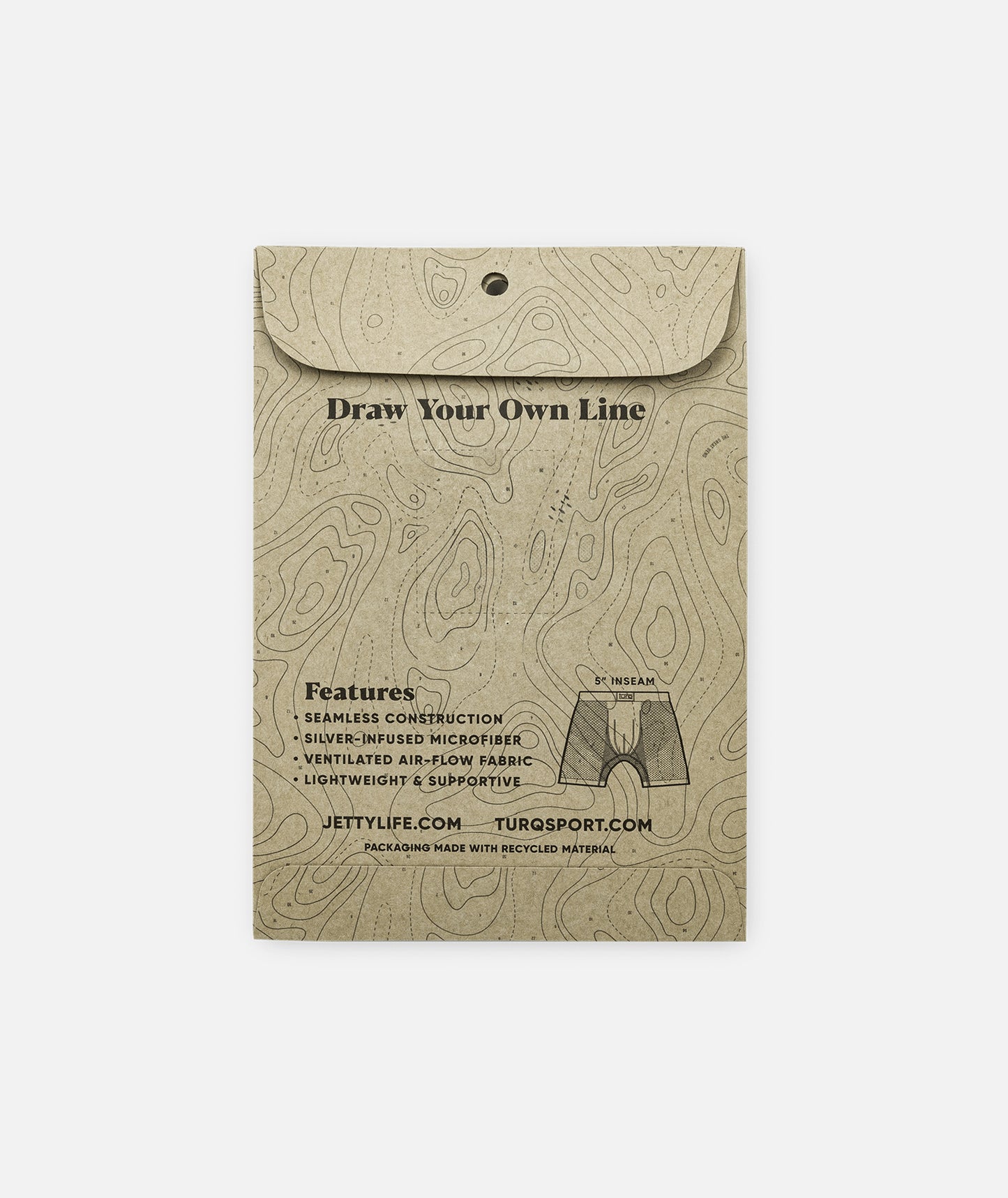 Jetty x Turq Amphibious Performance Briefs - Forest Green