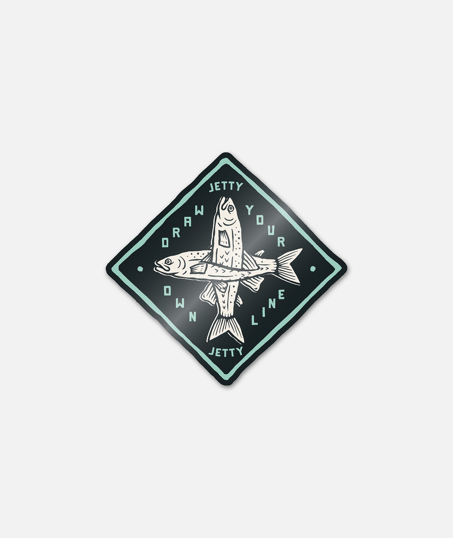 Split Sticker - Black - Jetty