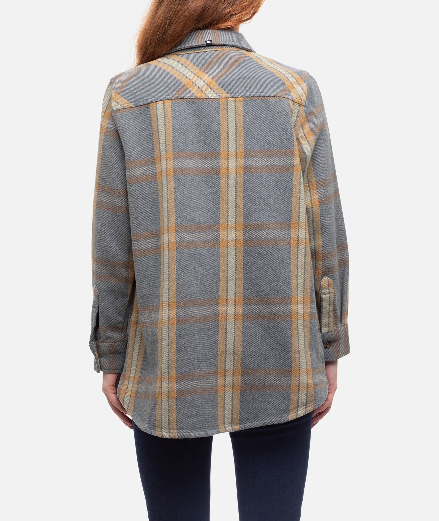Newport Flannel Top - Fog - Jetty