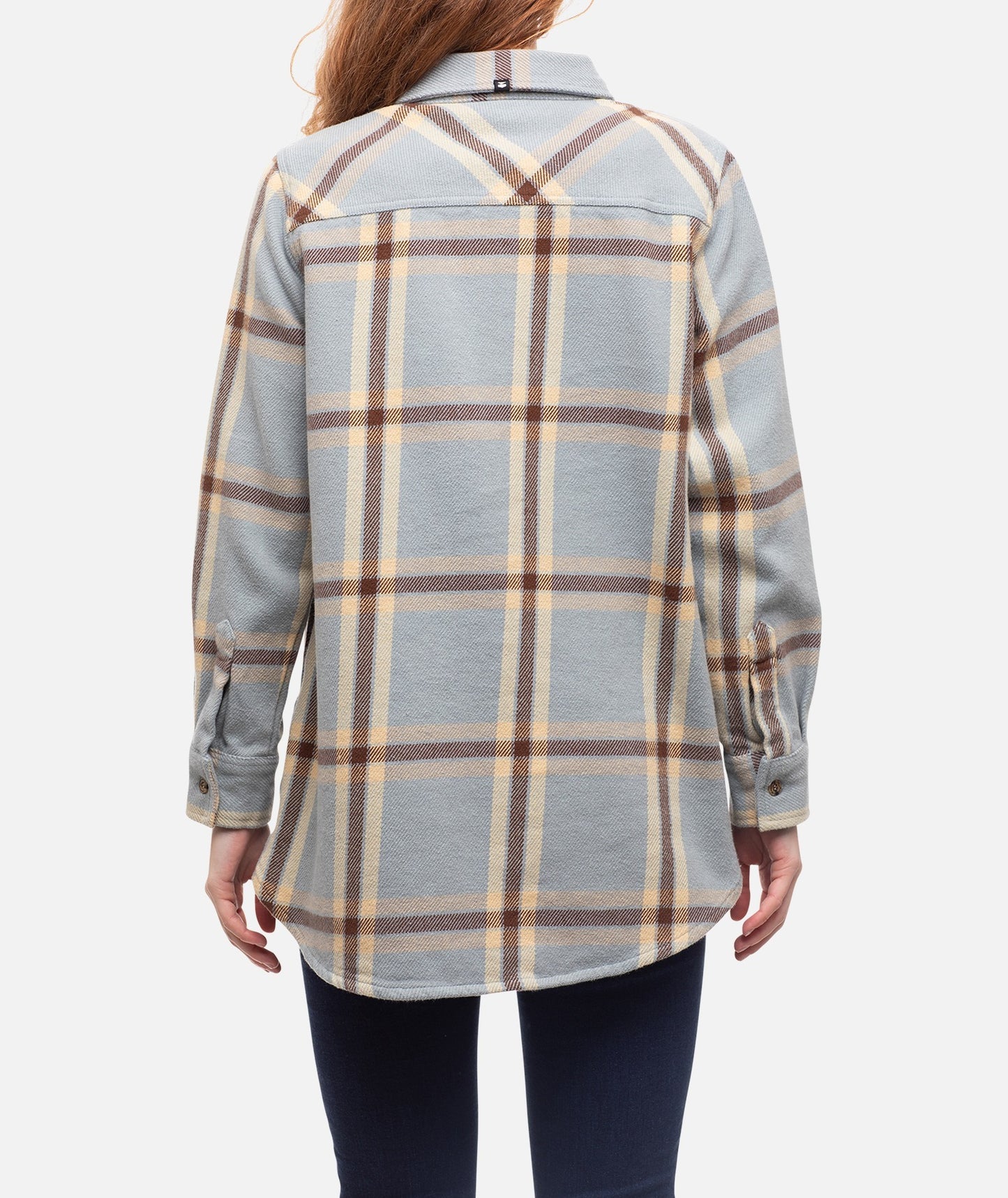 Newport Flannel Top - Light Blue - Jetty