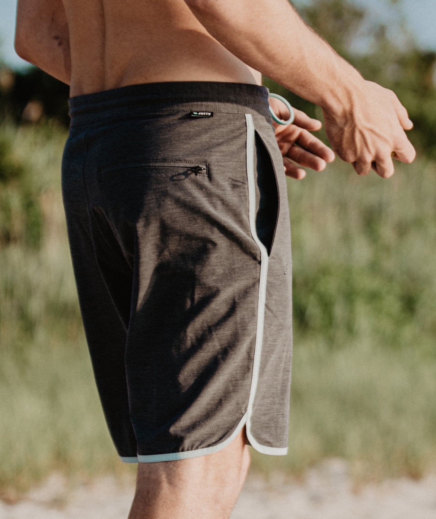 S21 Sandbar Hybrid Boardshort - Charcoal - Jetty