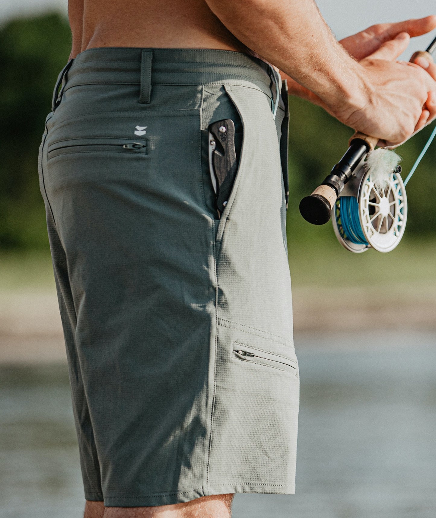 LH Mordecai Utility Short - Grey - Jetty