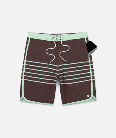 S22 Sandbar Hybrid Boardshort - Oxblood