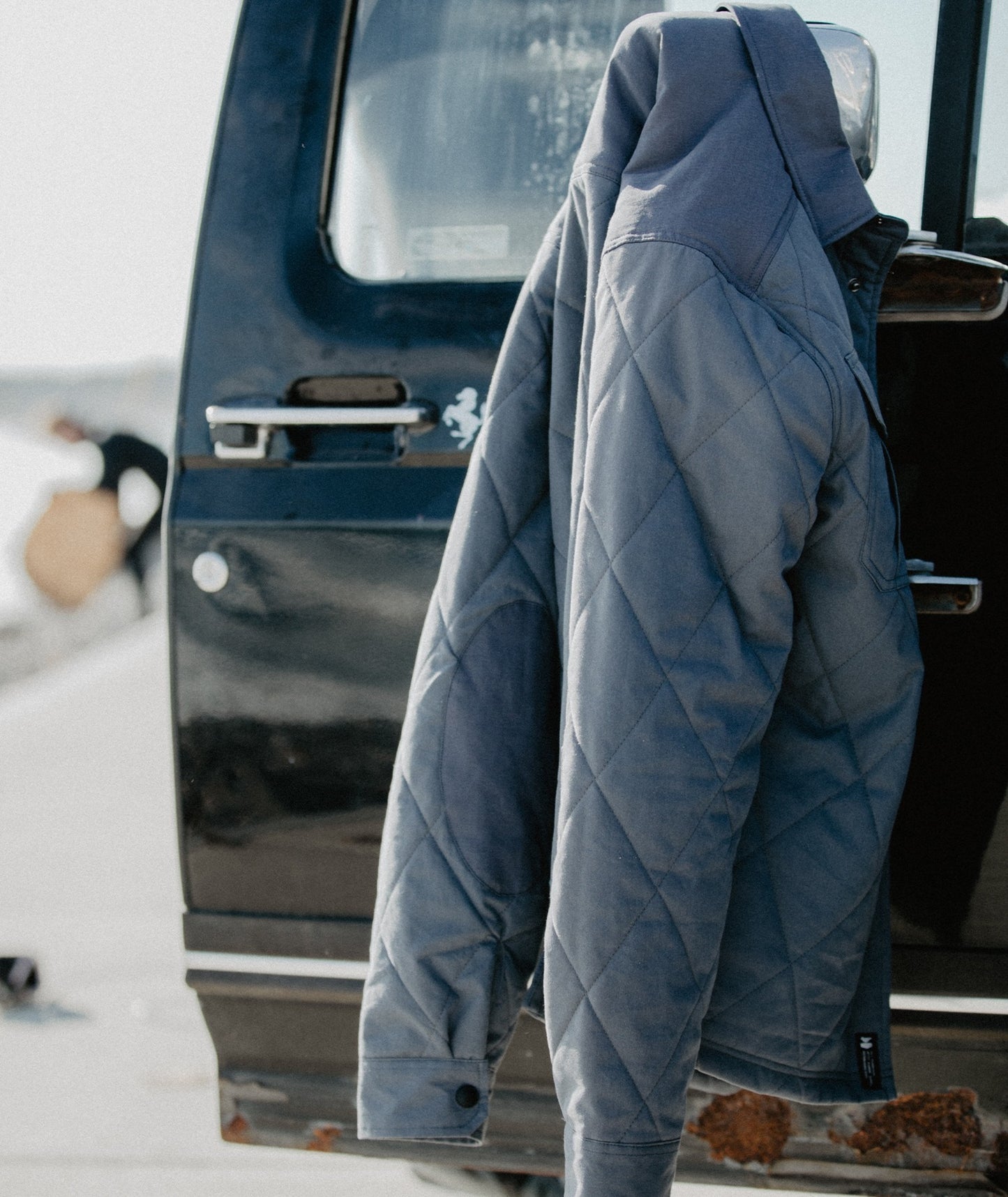 F21 The Dogwood Quilted Jacket - Indigo - Jetty