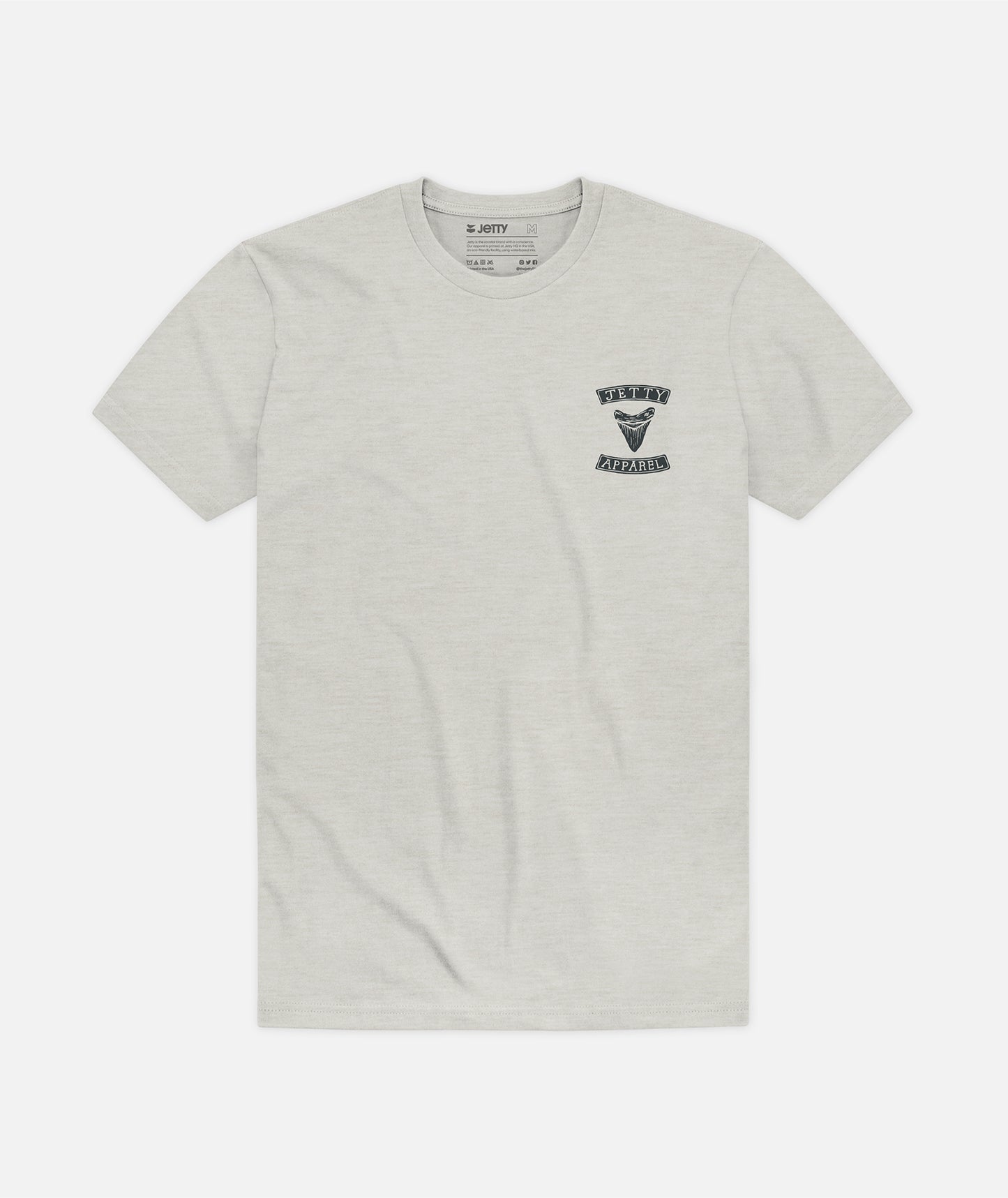 F22 Apex Tee - Heather Grey - Jetty