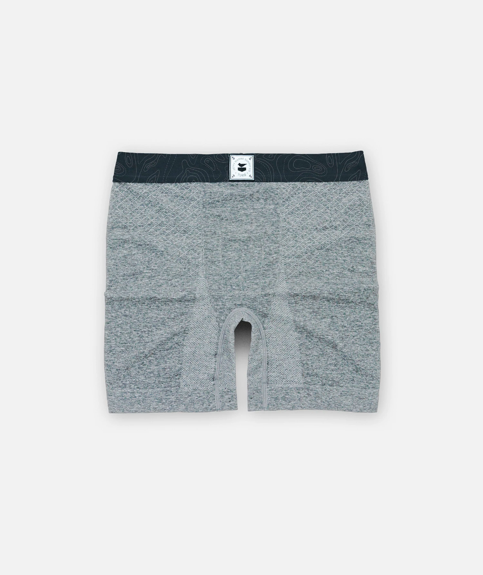 Youth Turq Performance Briefs - Grey