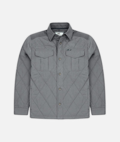 The Dogwood Quilted Jacket - Grey