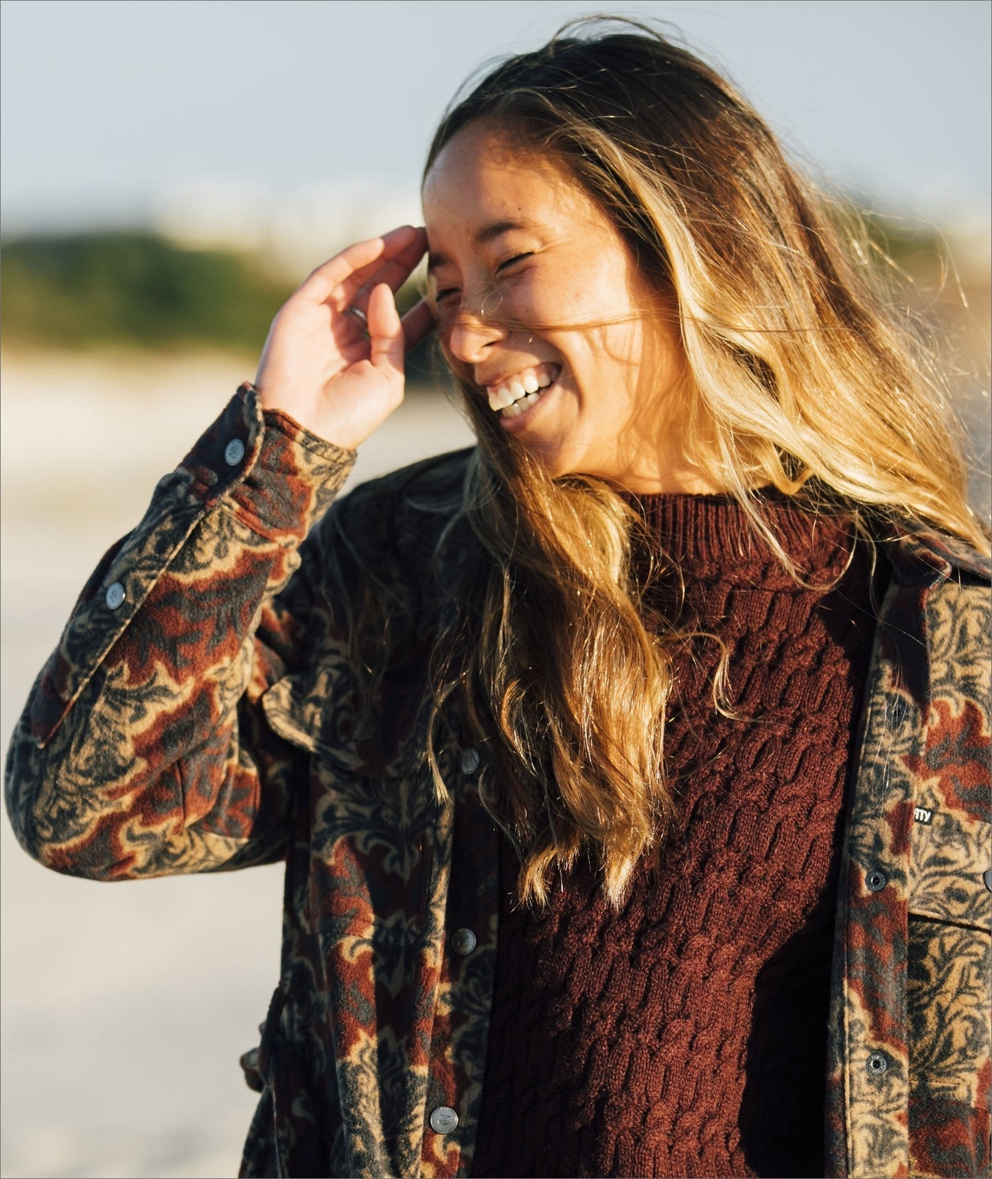 Tahoe Fleece Jacket - Oxblood - Jetty