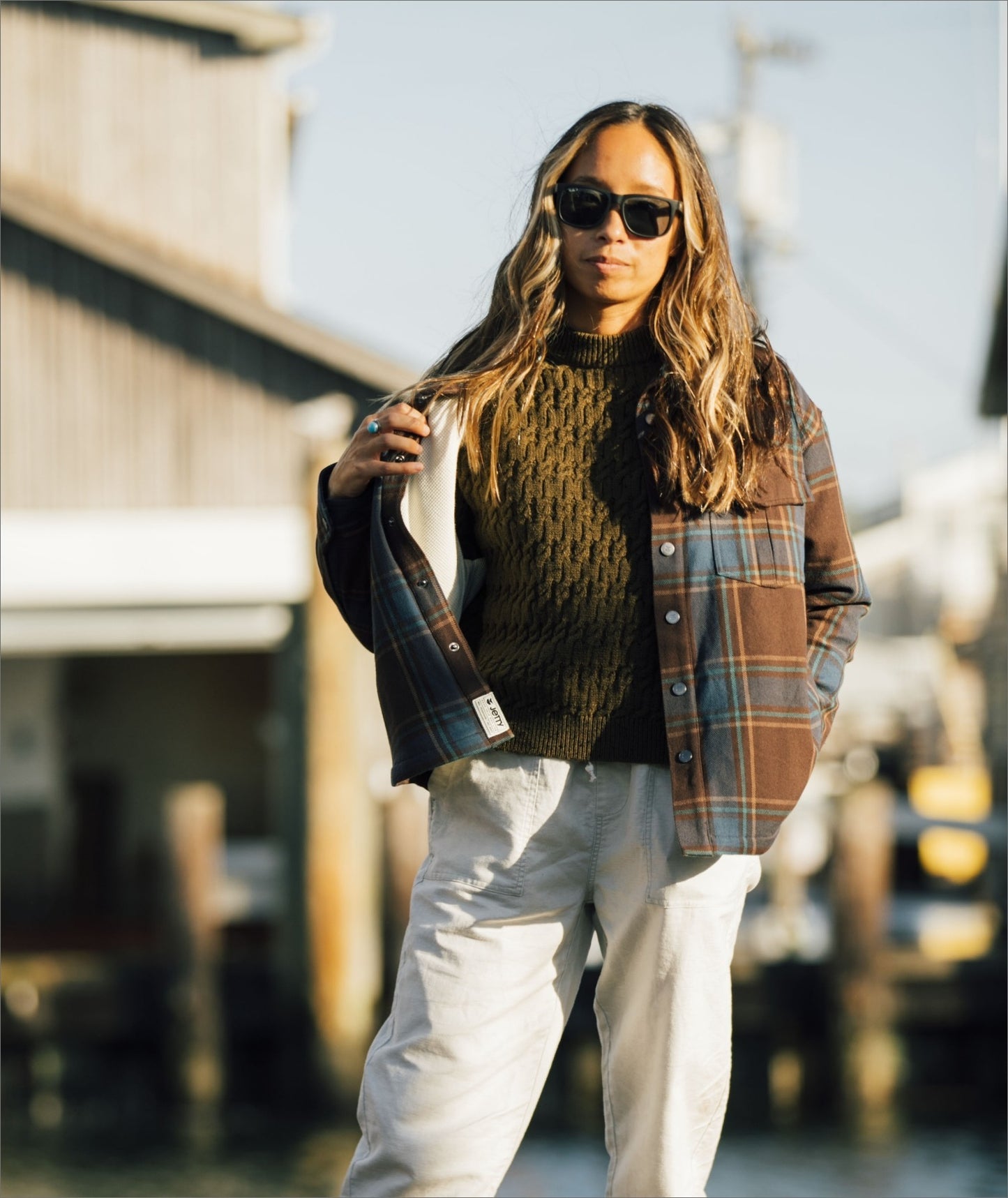 Truss Flannel Jacket - Brown - Jetty