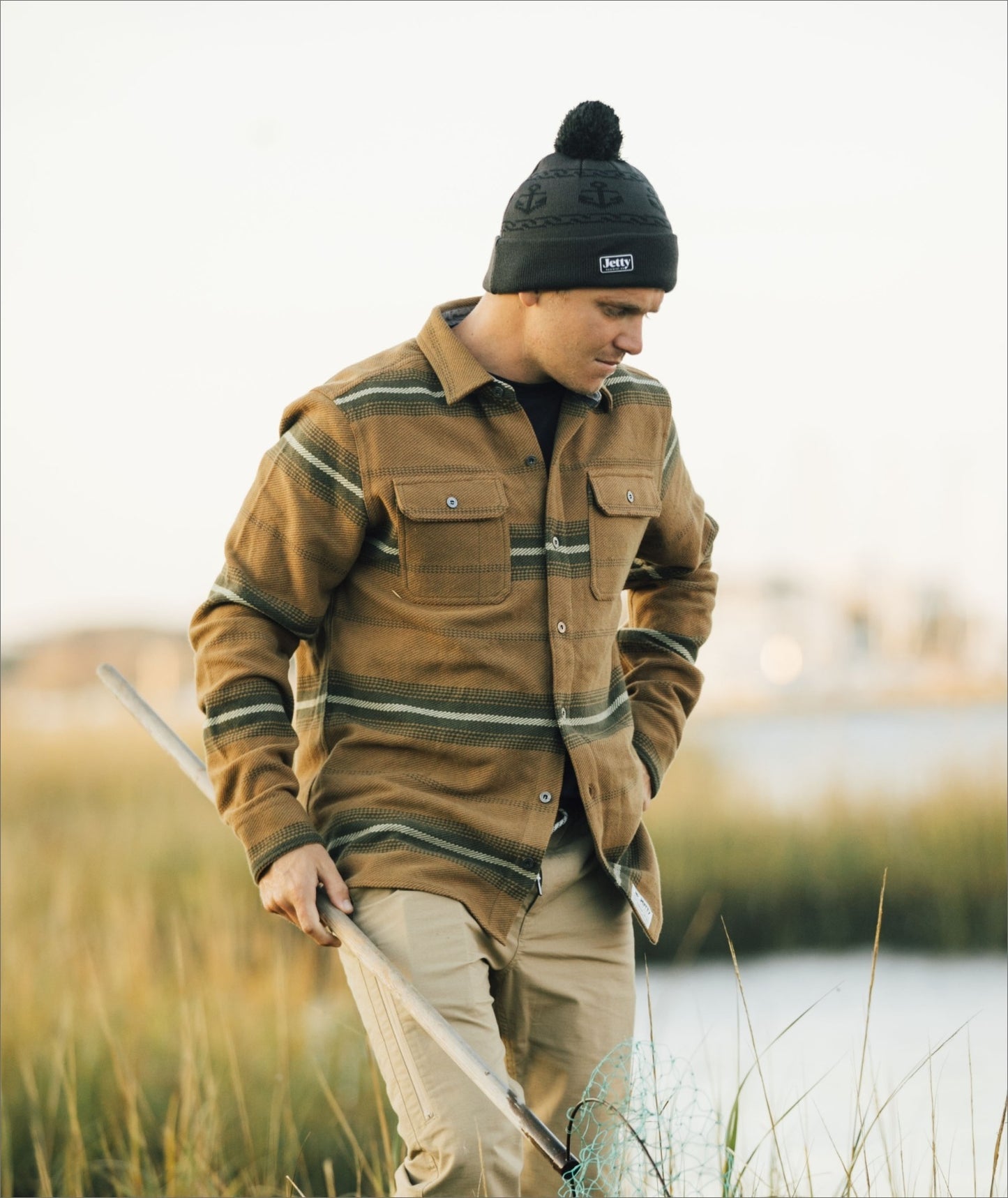 Horizon Flannel - Oxblood - Jetty