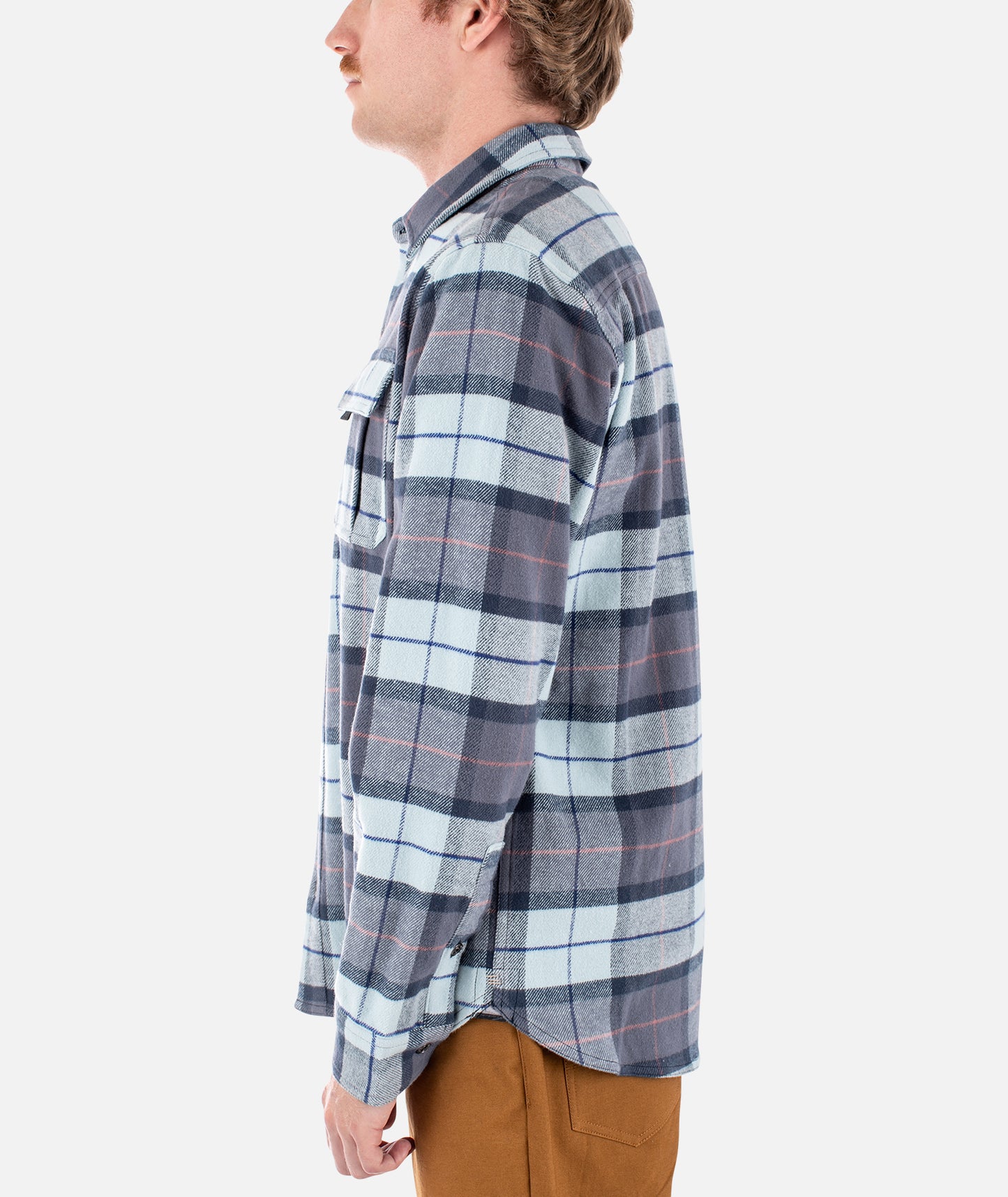 Arbor Flannel - Light Blue - Jetty