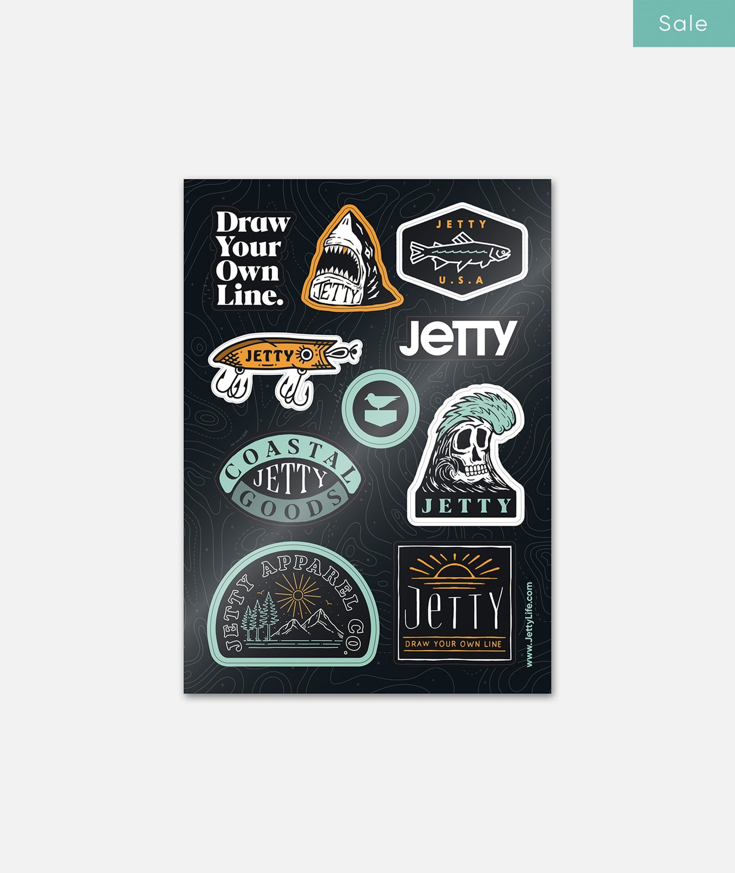 Sea & Stream Sticker Sheet - Assorted