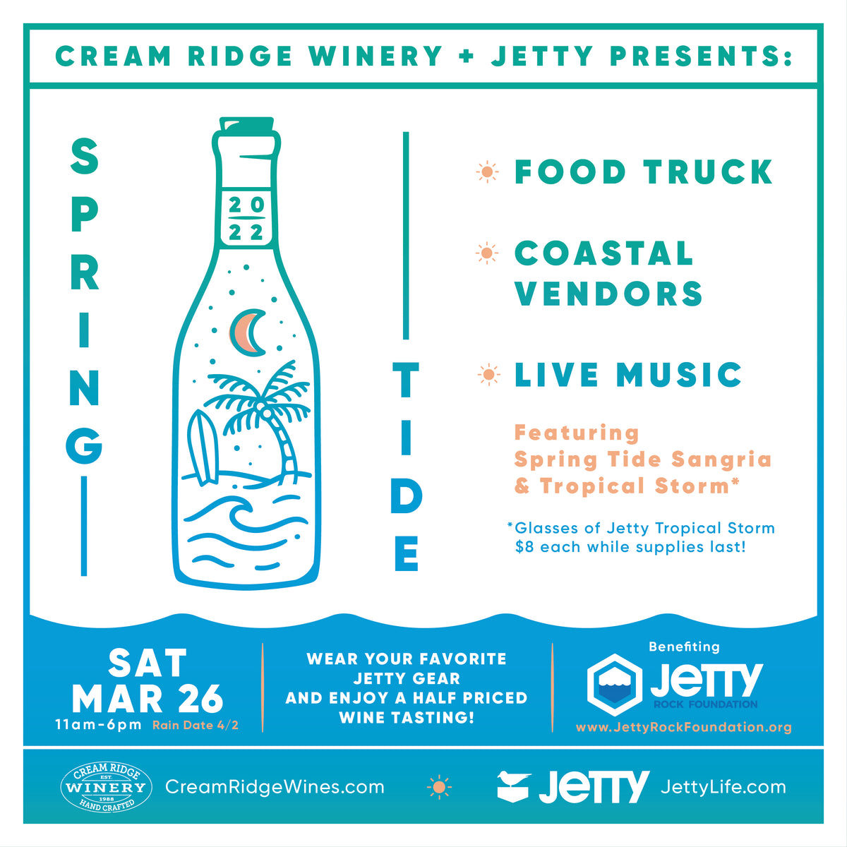 Spring Tide @ Cream Ridge Winery