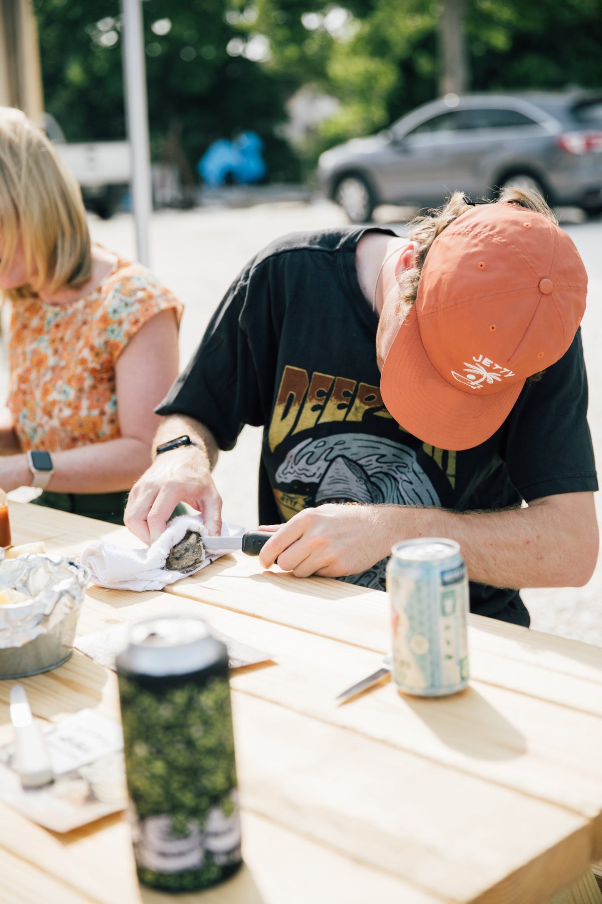 Learn to Shuck at Spring Lake Seafood