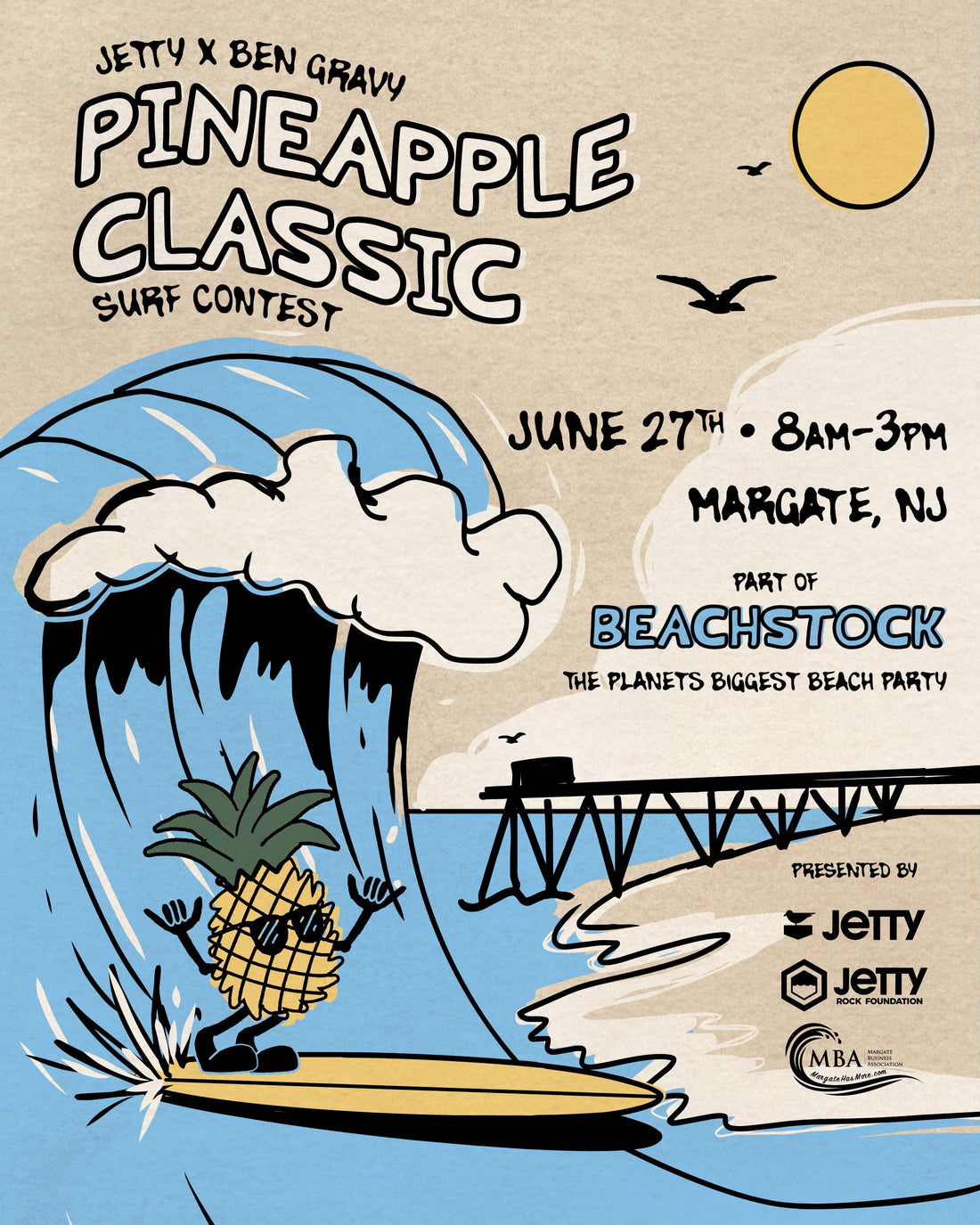 Jetty x Ben Gravy Pineapple Classic